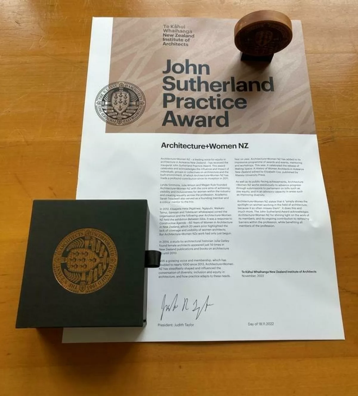 A w nz awarded inaugural nzia john sutherland practice 01