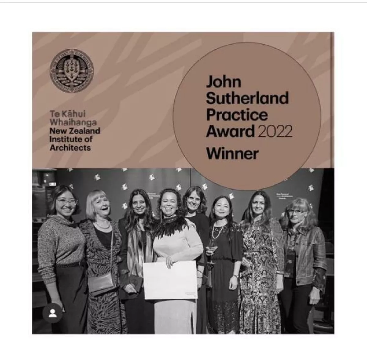 A w nz awarded inaugural nzia john sutherland practice 12