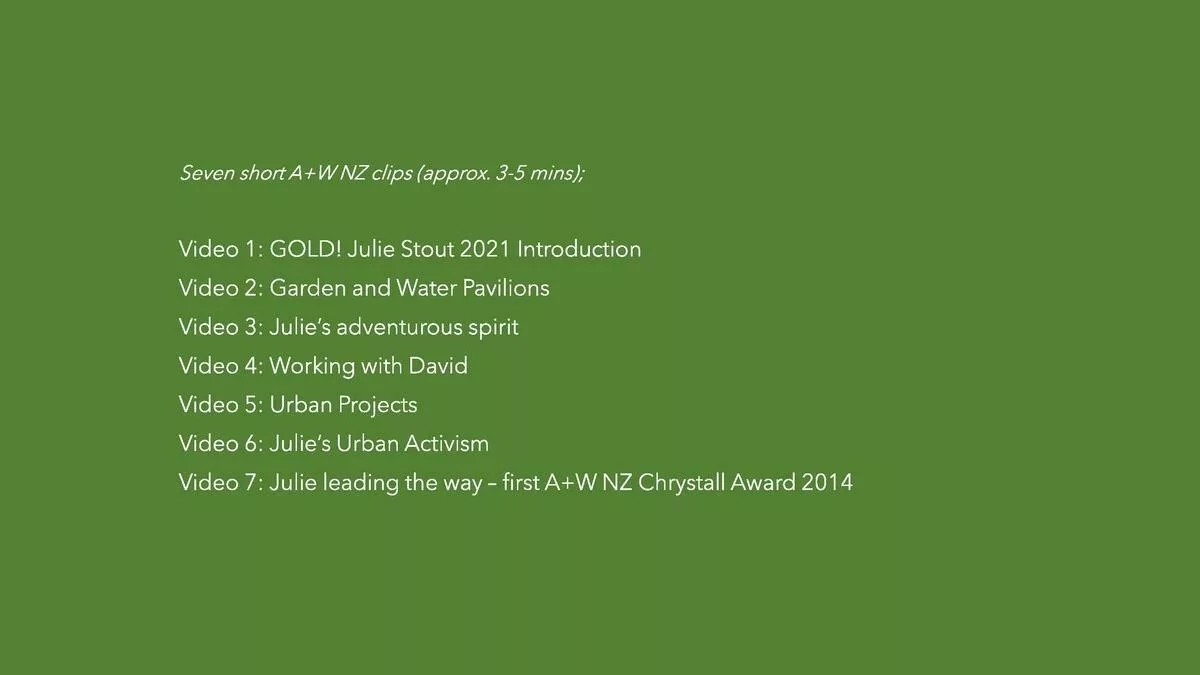Gold julie stout gold medal winner 2021 04