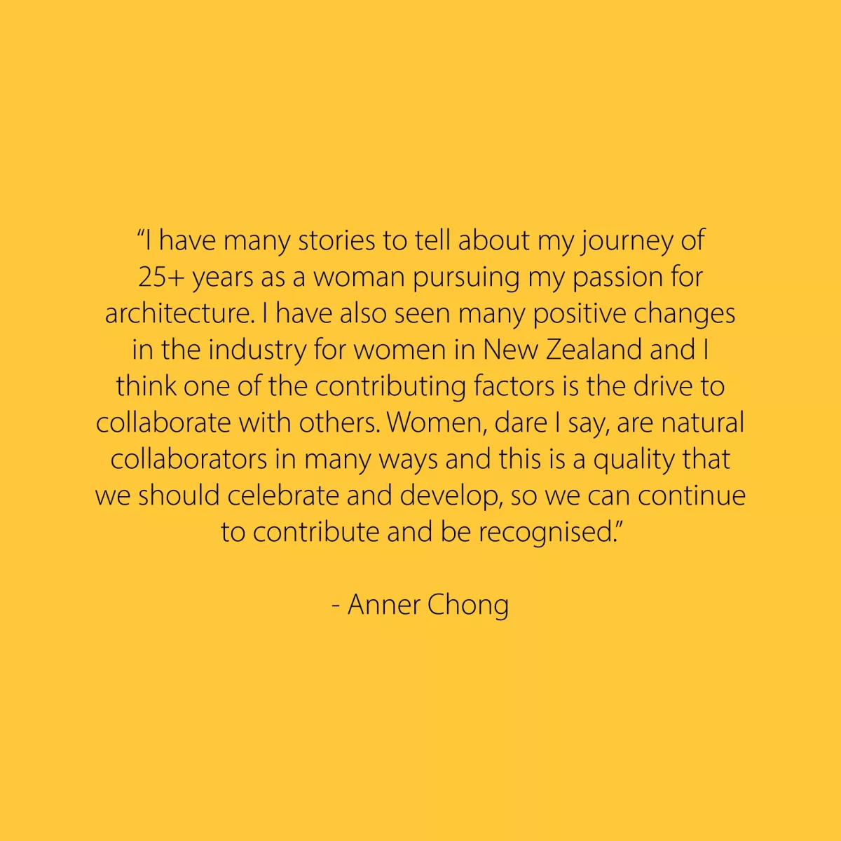 Mentor Anner Chong Quote