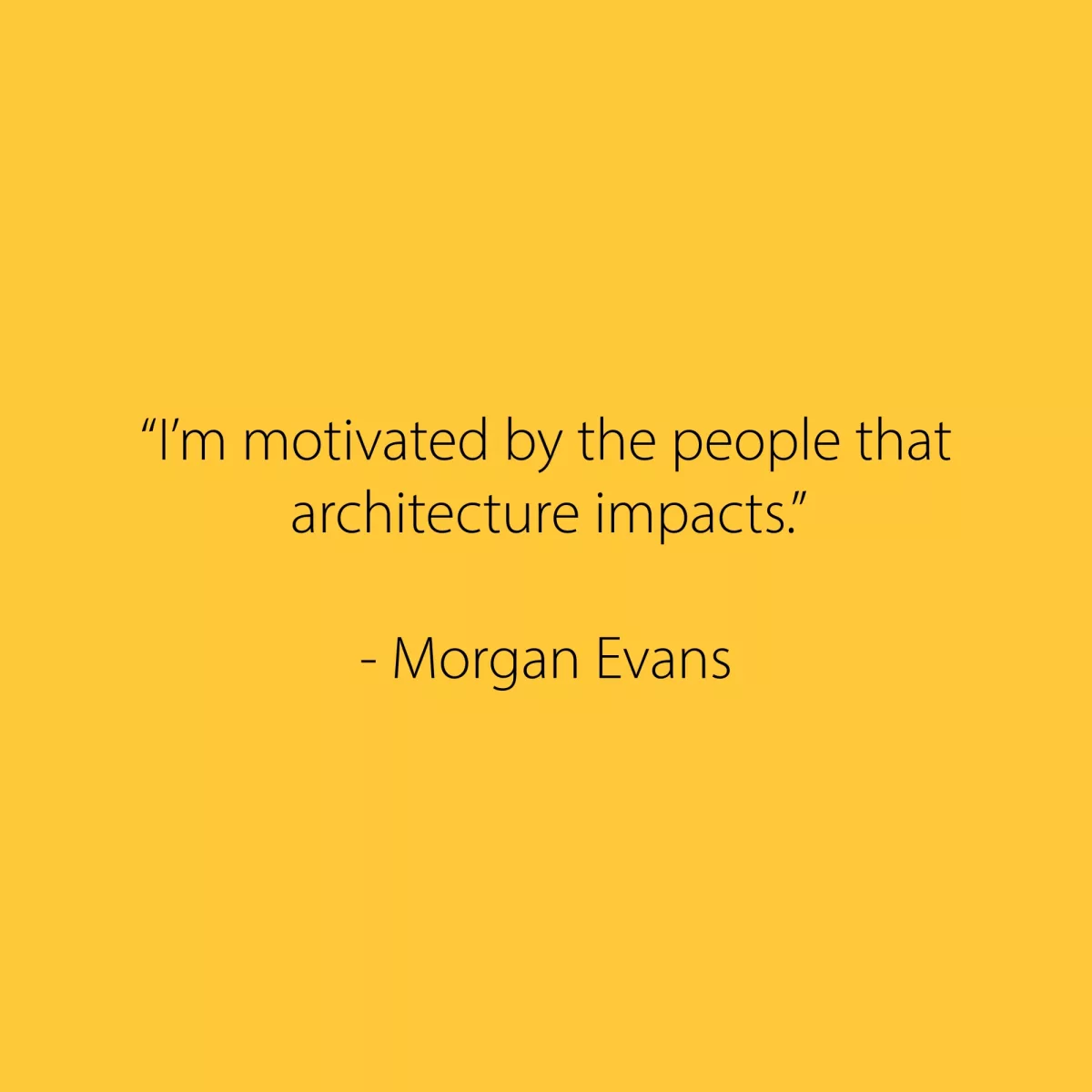 Mentor Morgan Evans Quote