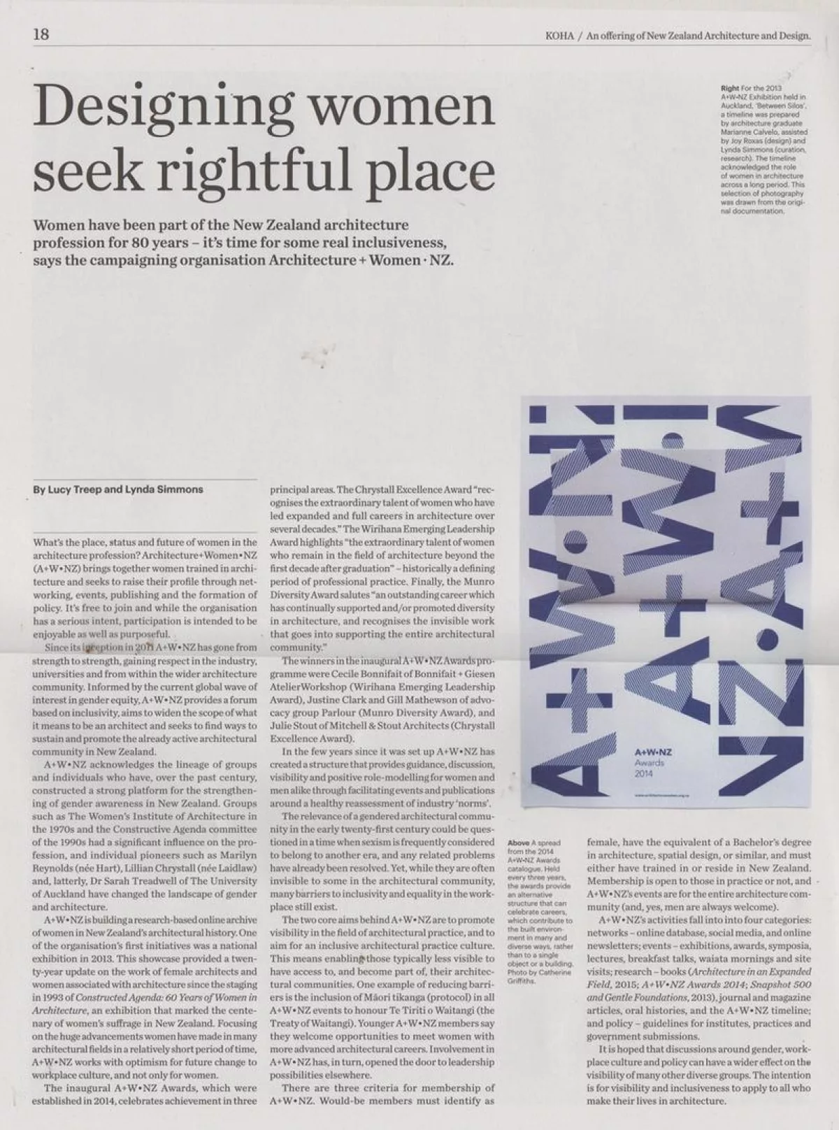 A w nz feature in nzia venice publications 04