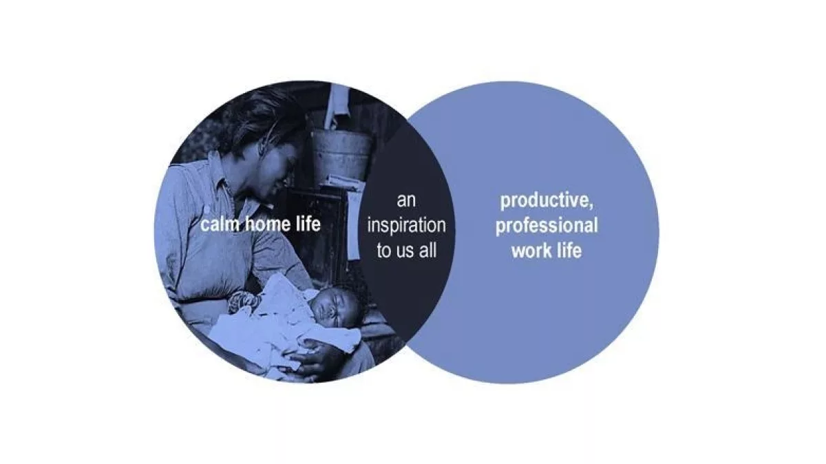 Working mothers illustrated in venn diagrammes by nikk 12