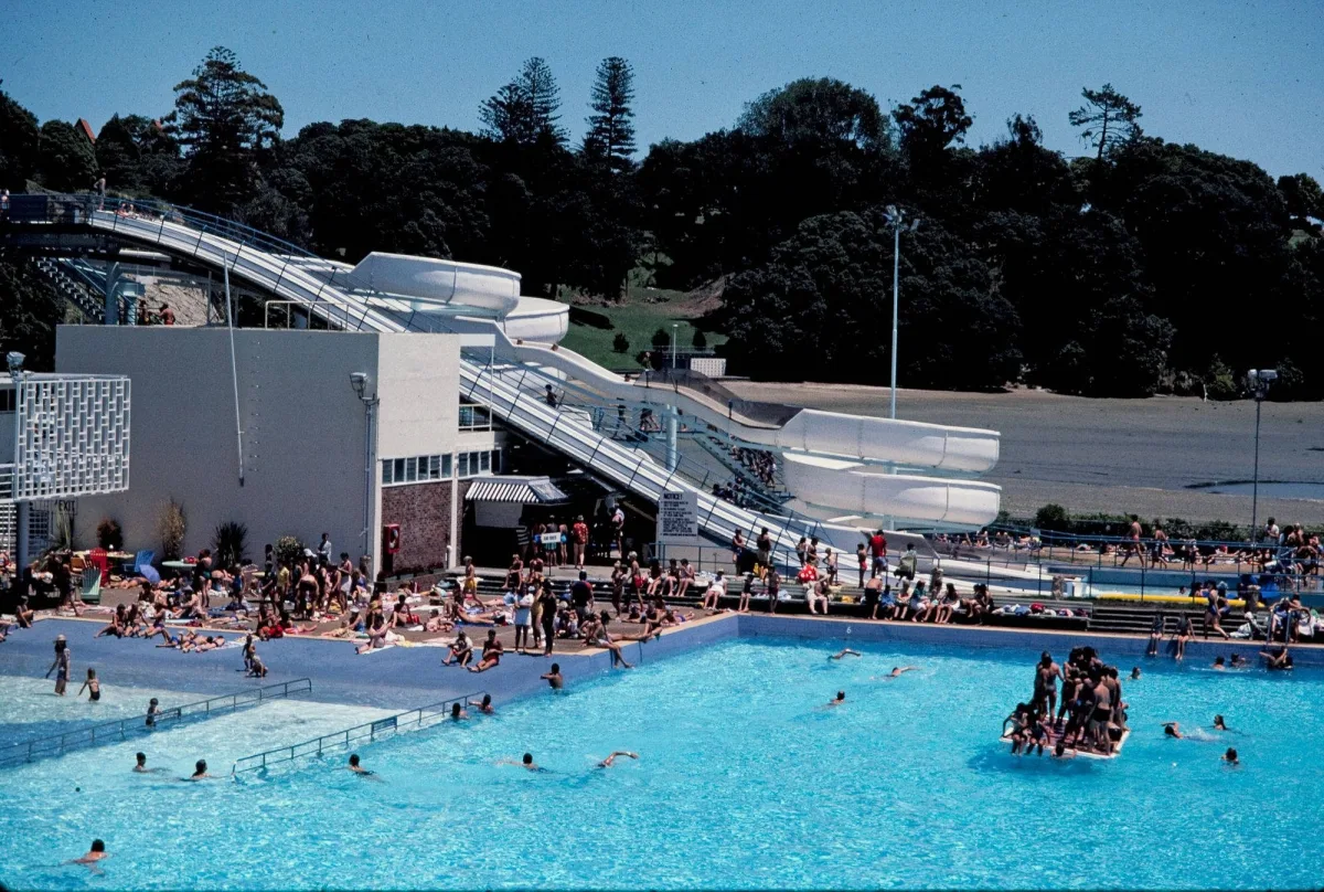 Parnel Baths Judges Bay 1983 Eric Young