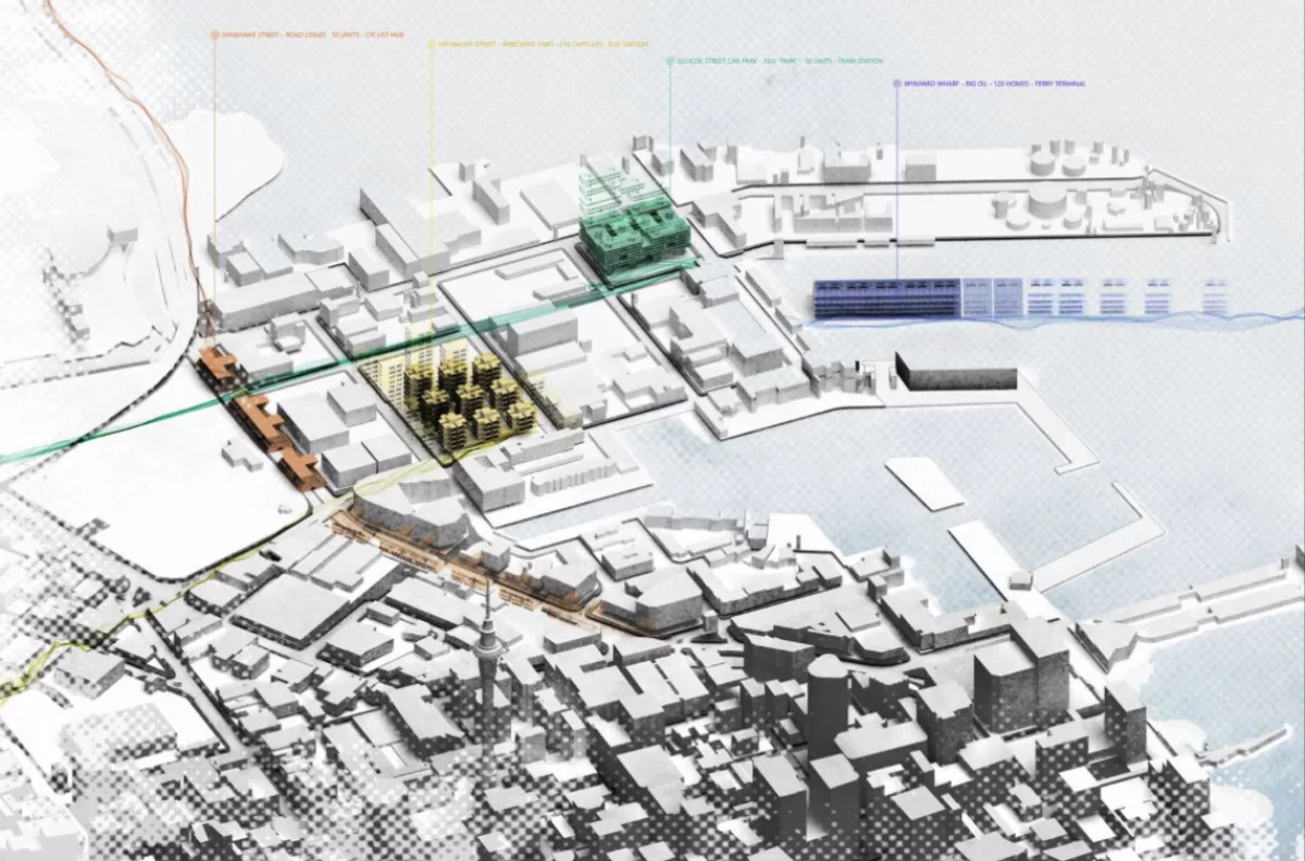 Metabolism Rebirth: Recontextualised Metabolist Housing in Wynyard Quarter