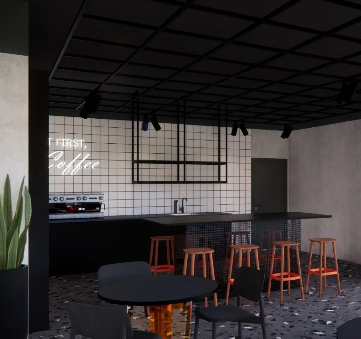 Renovation of the office building (architecture and interior design)