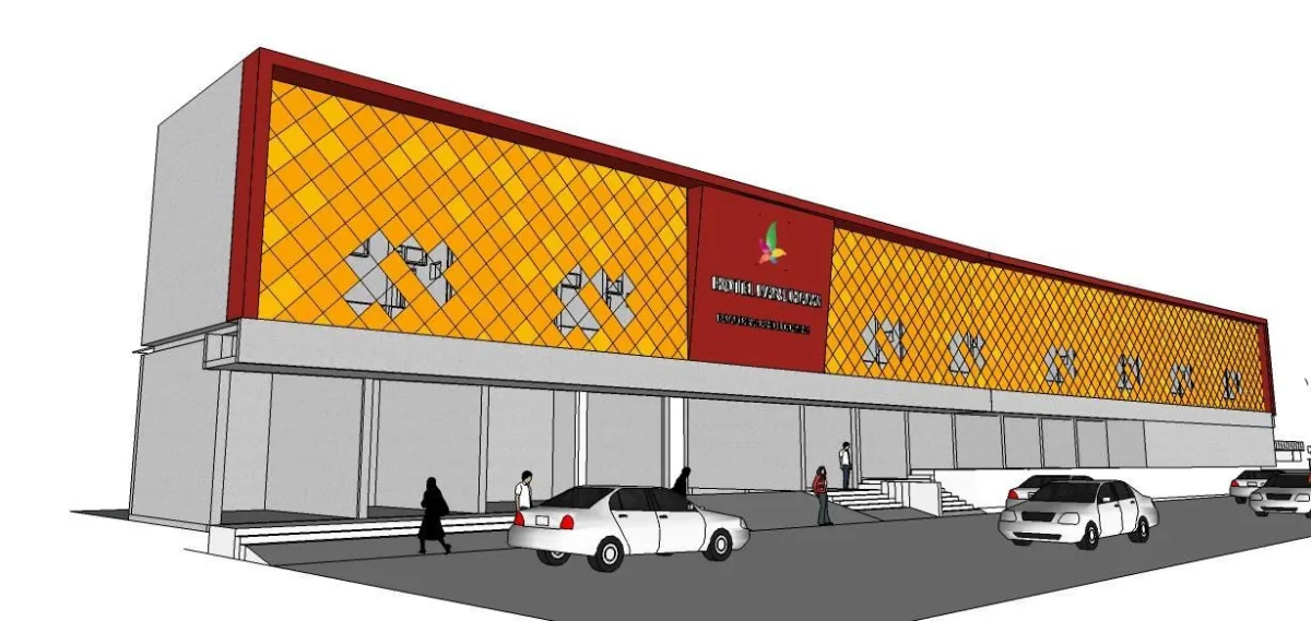 Facade design for a hotel